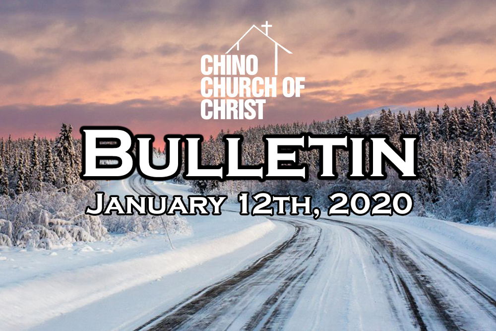 Bulletin – January 12th, 2020