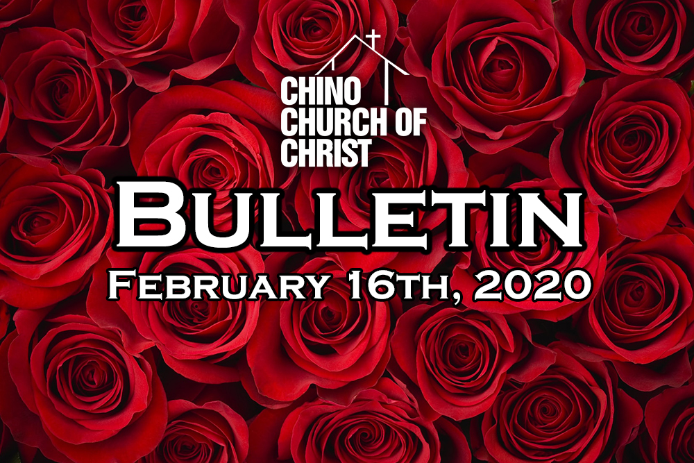 Bulletin – February 16th, 2020