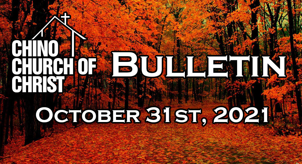 Bulletin – October 31st, 2021