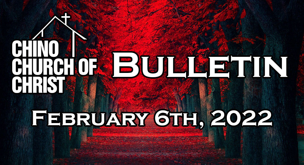Bulletin – February 6th, 2022