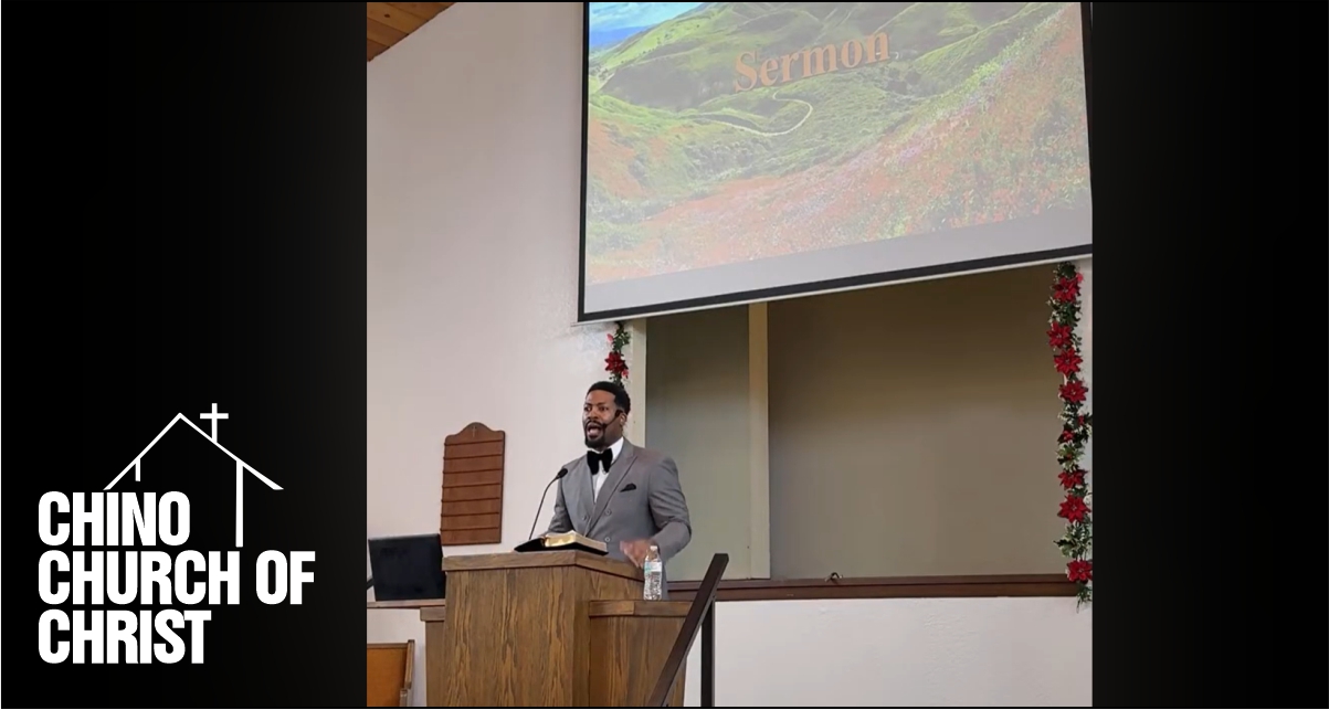 Sunday morning worship service livestream from Chino Church of Christ on YouTube